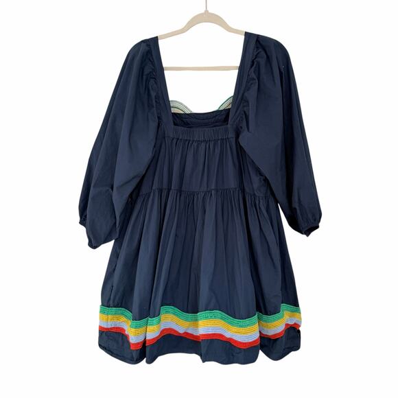 Corey Lynn Calter Ophelia Mini Dress | Organic Cotton Size XL Coastal Boho - Picture 2 of 15